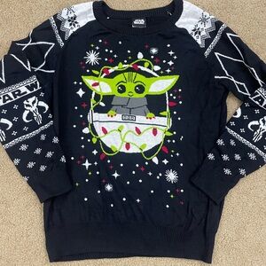 Star Wars baby yoda Black Knitwear